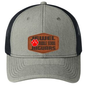 Snapback Trucker Cap w/ Leather Patch Thumbnail