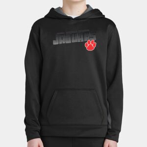 Youth Sport Wick ® Fleece Colorblock Hooded Pullover Thumbnail