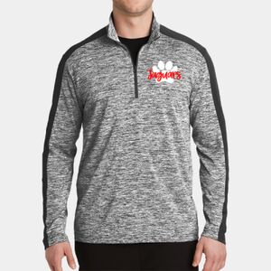PosiCharge ® Electric Heather Colorblock 1/4 Zip Pullover Thumbnail