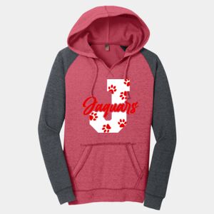 Women's Lightweight Fleece Raglan Hoodie Thumbnail