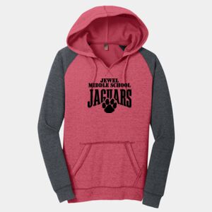 Women's Lightweight Fleece Raglan Hoodie Thumbnail