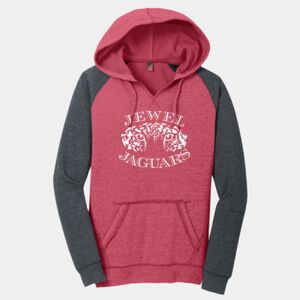 Women's Lightweight Fleece Raglan Hoodie Thumbnail