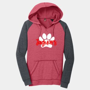 Women's Lightweight Fleece Raglan Hoodie Thumbnail