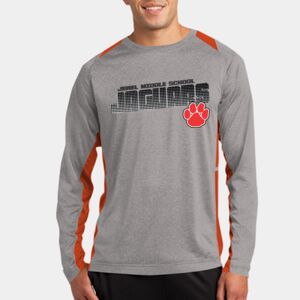 Long Sleeve Heather Colorblock Contender ™ Tee Thumbnail