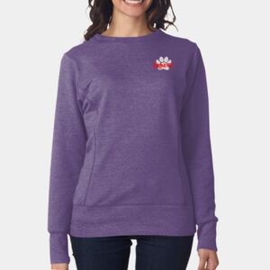 Ladies French Terry Crewneck Sweatshirt Thumbnail